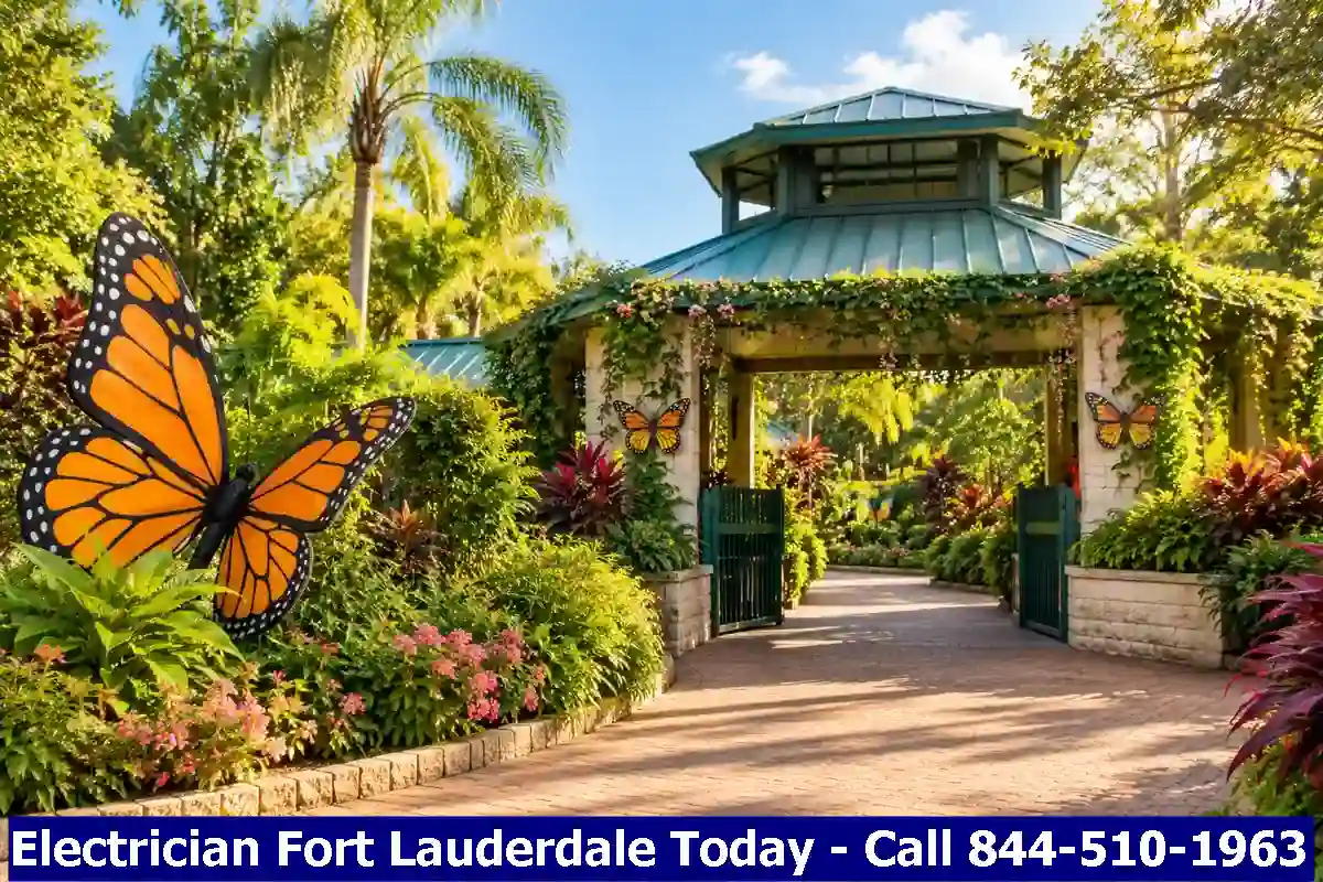 Butterfly World garden entrance, Coconut Creek, Florida
