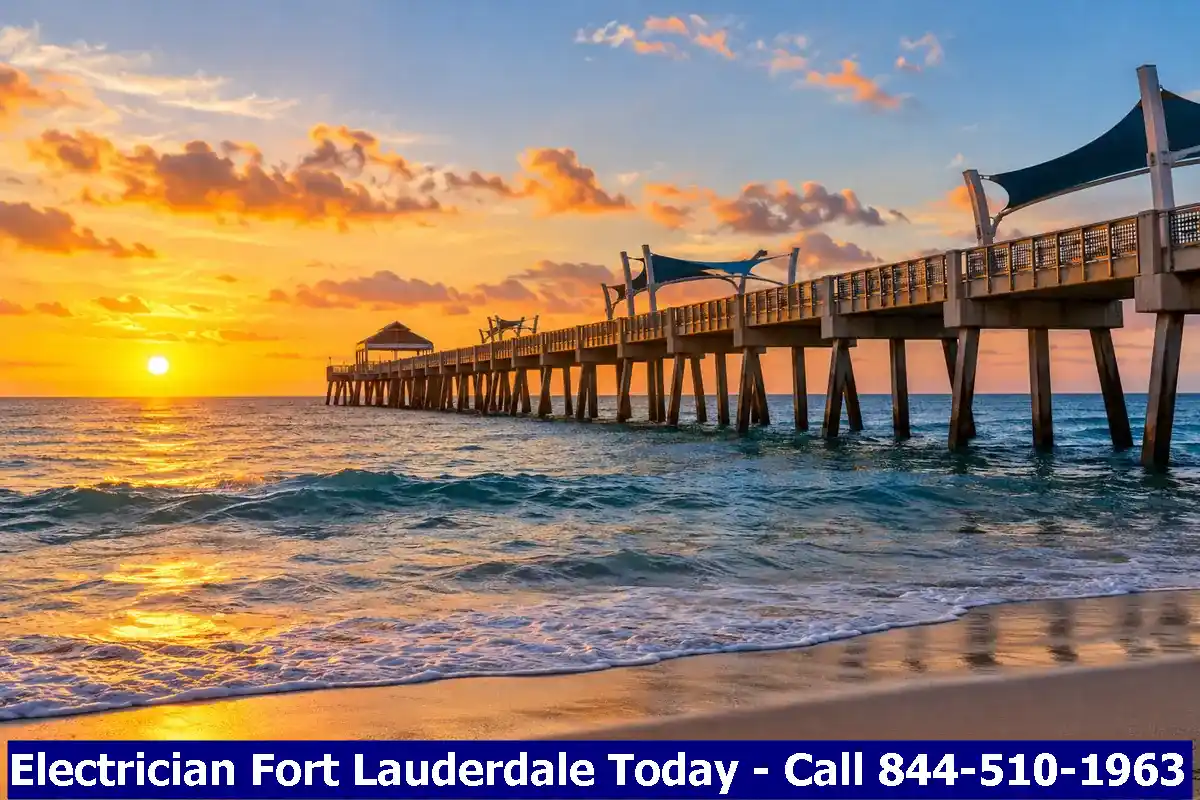 Pompano Beach Fishing Pier at sunrise, Pompano Beach, Florida