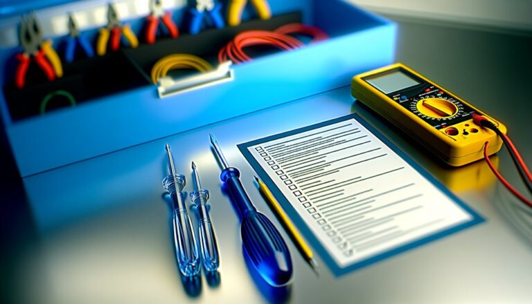 electrical system upkeep checklist